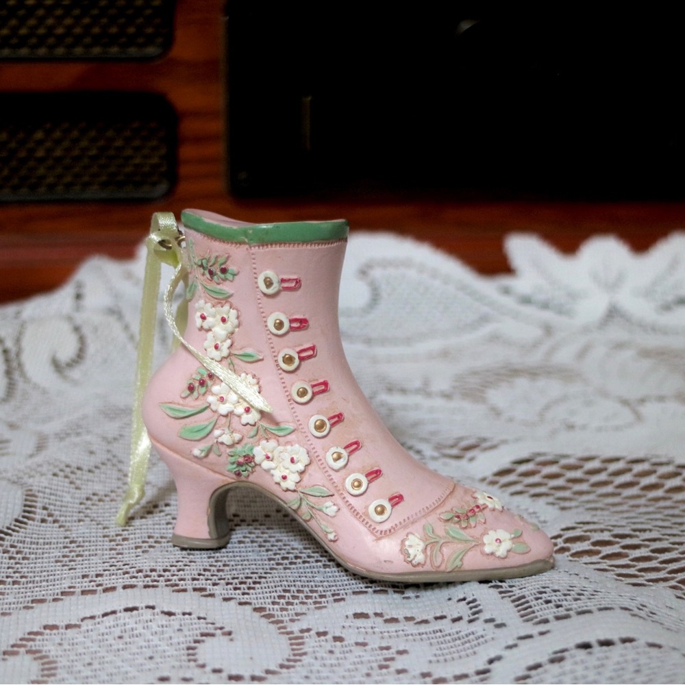 victorian boot ornament